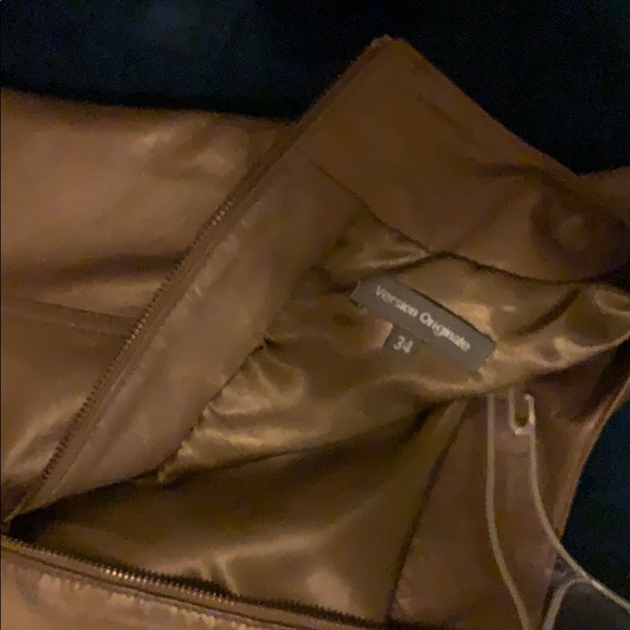 Real leather dress - Picture 3 of 3